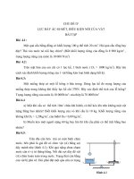 Chủ  đề lực đẩy acsimet va công cơ học