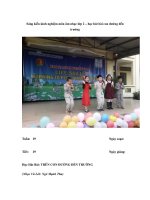 Sáng kiến kinh nghiệm môn âm nhạc lớp 2 – học hát bài con đường đến trường 