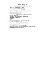 THỰC TRẠNG GIẢI QUYẾT THỦ TỤC HÀNH CHÍNH Ở UBND XÃ XUÂN QUANG