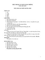 TIÊU PHẨM AN TOÀN GIAO THÔNG