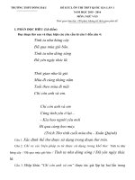 đề thi thử thpt quốc gia năm 2016 môn ngữ văn 