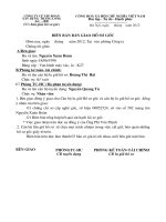 BB ban giao ho so  goc 2009