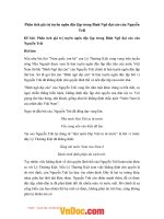 Văn mẫu lớp 10 phân tích giá trị tuyên ngôn độc lập trong bình ngô đại cáo của nguyễn trãi 