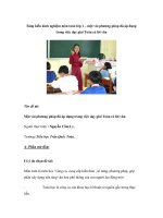 Sáng kiến kinh nghiệm môn toán lớp 1 – một vài phương pháp đã áp dụng trong việc dạy giải toán có lời văn 