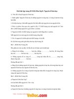 Giải bài tập trang 20 SGK hóa lớp 8 nguyên tố hóa học 