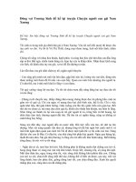 Đóng vai trương sinh để kể lại truyện chuyện người con gái nam xương 