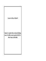 Quản lý và phát triển các dự án bất động sản có vốn đầu tư nước ngoài tại Hà Nội  thực trạng và giải pháp