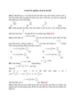 16 Bài trắc nghiệm vật lý ôn thi ĐH