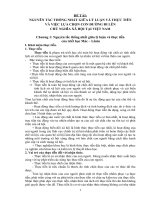 Nguyên tắc thống nhất giữa lý luận và thực tiễn và việc lựa chọn con đường đi lên chủ nghĩa xã hội tại việt nam