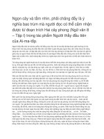 Phân tích ý nghĩa đoạn trích hai cây phong trong tác phẩm người thầy đầu tiên của ai ma tốp 