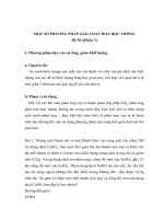 Một số phương pháp giải toán hoá học thông dụng(phần 3) 