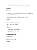 Địa hình bề mặt trái đất ( tiếp theo ) 