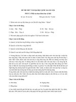 Đề thi thử ĐHQGHN 2015 phần khoa học xã hội 