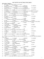 BAI TAP NGU PHAP TONG HOP