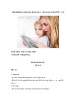 Sáng kiến kinh nghiệm môn tập đọc lớp 1   giáo án tập đọc lớp 1 