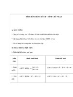 Bài 5 hình bình hành – hình chữ nhật 