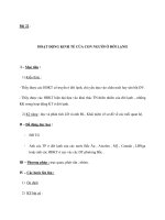 Hoạt động kinh tế của con người ở đới lạnh 