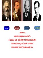 BÀI GIẢNG điện tử   mối QUAN hệ GIỮA CHỦ NGHĨA mác lê NIN với tư TƯỞNG hồ CHÍ MINH và vấn đề bảo vệ, PHÁT TRIỂN tư TƯỞNG hồ CHÍ MINH HIỆN NAY