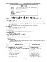 Giáo án ngữ văn lớp 9 tuần 9 