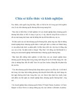 Chia sẻ kiến thức và kinh nghiệm 
