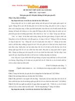 đề thi thử thpt quốc gia năm 2016 môn ngữ văn  truong thpt luc nam 1 