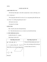 Tiết 9 luyện tập véc tơ 