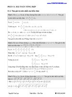 PHẦN 11  bài TOÁN TỔNG hợp 