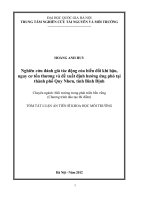 Nghiên cứu đánh giá tác động của biến đổi khí hậu, nguy cơ tổn thương và đề xuất định hướng ứng phó tại thành phố Quy Nhơn, tỉnh Bình Định