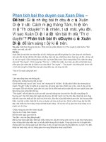 phân tích bài thơ duyên của xuân diệu 