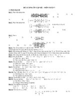 Đề cương ôn hè môn toán lớp 7 