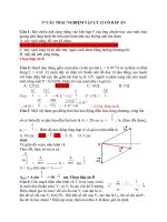 17 câu TRẮC NGHIỆM vật lý 12 có đáp án