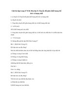 Giải bài tập trang 67 SGK hóa lớp 8 chuyển đổi giữa khối lượng thể tích và lượng chất 