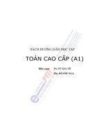 Sách hướng dẫn học toán cao cấp a1