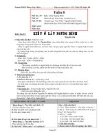 Giáo án ngữ văn lớp 9 tuần 8 