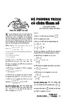 Hệ phương trình có chứa tham số   cao quốc cường 