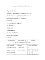 Đồ thị của hàm số y = ax ( a khác 0) 