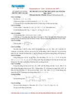 đề thi thử THPT Quốc gia  trường gia lộc hải dương lần 22