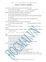 Dung dịch và chất điện li 