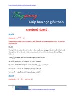 HÀM số CHO học SINH 