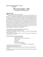 ĐỌC HIỂU   lê QUÍ đôn lâm hà 