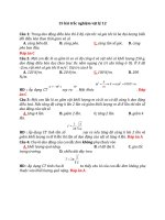 15 bài trắc nghiệm vật lý 12