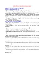 TÓM tắt lý THUYẾT SÓNG cơ học