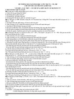 Bài tập tự luận sinh 12