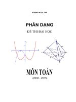 tuyển tập các đề thi đại học môn toán 