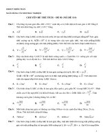 CẬP NHẬT 350 CÂU TRẮC NGHIỆM PHẦN THỂ TÍCH  2017