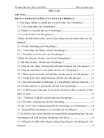 Báo cáo thực tập: Chuyên đề  nghiên cứu Tổ chức điều hành văn phòng