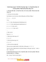 Giải bài tập trang 27, 28 SGK toán lớp 6 tập 1 lý thuyết lũy thừa với số mũ tự nhiên  nhân hai lũy thừa cùng cơ số 