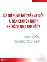 Xử trí rung nhĩ trên 48 giờ