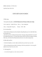 Sáng kiến kinh nghiệm  cải tiến đồ dùng dạy học để nâng cao hiệu quả sử dụng 