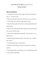 Đề cương ôn tập hk2 ngữ văn 7 (2012   2013) 